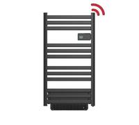 Sèche-serviette électrique sans fluide avec soufflerie - THOMSON - COSMO 500 + 1000W - Connecté WiFi - noir - NF