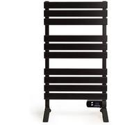 Sèche-serviette électrique WARM TOWEL 500W LCD au sol ou mural Noir G
