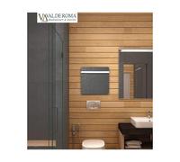 Sèche-serviette H2O DK11 Carré Natura Noir 500W - VALDEROMA 18050011B