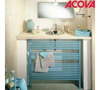 Sèche-serviette horizontal ACOVA KEVA Spa chauffage central 778W - SK-076-100