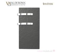 Sèche-serviette rayonnant SLIM 2.0 Ardoise Noire 800W - Valderoma 02800TL