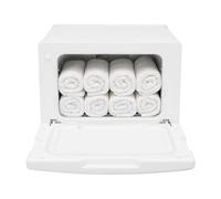 Sèche-serviettes 2 en 1 avec désinfection, armoire chauffante pour serviettes (8 l, blanc)