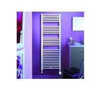 Sèche-serviettes 2012 - Vertical - 844W - Blanc - Eau chaude - Raccord central