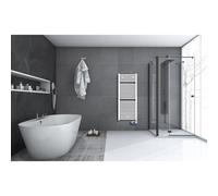 Ducasa Sèche-serviettes à inertie fluide 750w blanc - 0.636.033