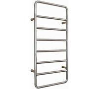 Sèche-Serviettes 83w Chauffe-Serviettes 6 Barres Radiateur électrique Porte-Serviettes Radiateur Sèche-Serviettes électrique Radiateur Sèche-Serviettes en Acier Inoxydable Ra, Sliver