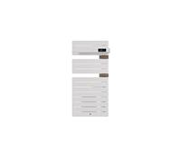 Sèche-serviettes connecté Allure 4 avec soufflerie 1500W Blanc brillant/Chêne Mat à droite - - 483309