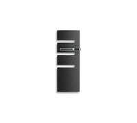 SERENIS Sèche-serviette connecté mât à droite, 500W, Anthracite (850549)