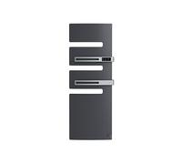 Sèche-serviettes connecté Serenis Premium mât à droite 750W + soufflerie 1000W graphite - - 850665