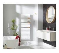 Sèche-serviettes connecté soufflant Allure 3 classique - Mât à gauche - 500+1000W - Blanc satin G