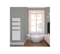 Sèche-serviettes connecté soufflant Allure 3 Virtuose - Mât à gauche - 750+1000W - Blanc Satin