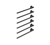 sèche-serviettes Dornbracht , 6 voies 83306979-33 Montage mural, SPÉCIFIQUE À LA SÉRIE Noir mat