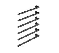 Sèche-serviettes Dornbracht, 6 voies 83306980-33 SPÉCIFIQUE À LA SÉRIE Montage mural, noir mat