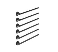 Sèche-serviettes Dornbracht, 6 voies, 83316979-33, montage mural, noir mat, spécifique à la série