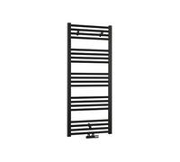 Sèche-Serviettes Eau Chaude MAHANA Droit 1 027W Acier Noir - - MAH7501775DNR