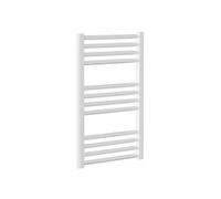 Sèche-Serviettes Eau Chaude MAHANA Droit 858W Acier Blanc - - MAH6001775D