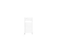 Sèche-serviettes eau chaude Riva 4 étroit 314W avec collecteurs blanc brillant - - 471605