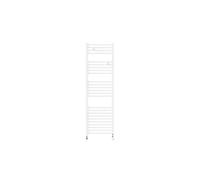 Sèche-serviettes eau chaude Riva 4 étroit 500W avec collecteurs blanc brillant - - 471606
