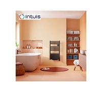Radiateur sèche-serviettes connecté 1000W Noir satin EZYBAIN Nativ - INTUIS - M245523