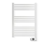 Sèche-serviettes électrique à inertie sèche HJM, 500 W, Square, Blanc