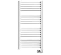 Sèche-serviettes électrique à inertie sèche HJM, 750 W, Noor, Blanc