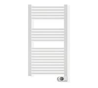 Sèche-serviettes électrique à inertie sèche HJM, 750 W, Square, Blanc