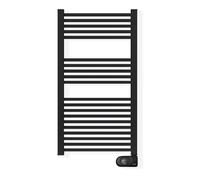 Sèche-serviettes électrique à inertie sèche HJM, 750 W, Square, Noir