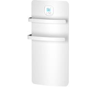 Sèche-serviettes électrique à inertie sèche NOIROT Anuri 500W + soufflerie 700W blanc