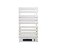 Sèche-serviettes électrique aluminium blanc display LED 1500W NTW-25 Blanc