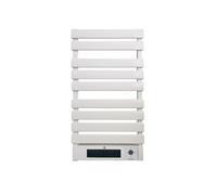 Sèche-serviettes électrique aluminium blanc display LED 1500W NTW-25 Blanc