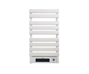 Sèche-serviettes électrique aluminium blanc display LED 1500W NTW-25 Blanc