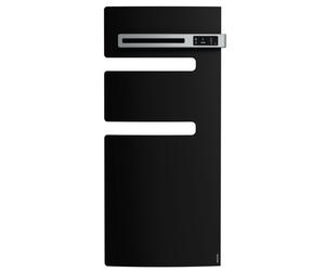 Sèche-serviettes électrique ATLANTIC 500W Mât à droite SERENIS NOIR