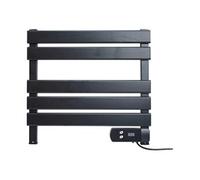 Sèche-serviettes électrique compact noir 100W NTW-08 Noir