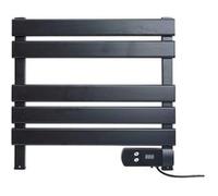Sèche-serviettes électrique compact noir 100W