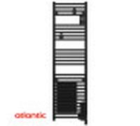 Sèche-serviettes électrique connecté 500W Noir DORIS NEO Etroit - ATLANTIC 851294