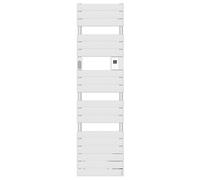 Sèche-serviettes électrique connecté avec soufflerie 1500W ADELIS étroit digital blanc carat - - 861941