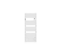 Sèche-serviettes électrique connecté avec soufflerie 1750W ADÉLIS étroit digital blanc carat - ATLANTIC - 861936