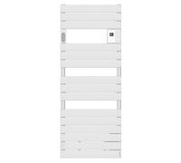 Sèche-serviettes électrique connecté avec soufflerie 2000W ADÉLIS digital blanc carat - ATLANTIC - 861750