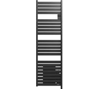 Radiateur sèche-serviettes électrique KELUD VENTILO 1750W Anthracite - connecté - soufflant