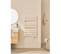 Sèche-serviettes électrique - Create - 500W - Écran LCD - Minuterie 8h - Installation murale ou au sol