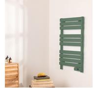 Sèche-serviettes électrique - Create - 500W - Écran LCD - Minuterie 8h - Installation murale ou au sol