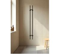 Sèche-serviettes électrique - Create - Design vertical - 60W/120W - Acier inoxydable