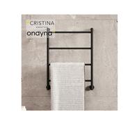 Sèche-serviettes électrique Cristina Mini Noir mat - MMI58213