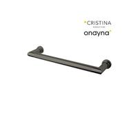 Sèche-serviettes électrique Cristina Sereno sans interrupteur Chromé noir brossé - MSE621G75