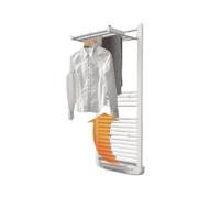 Sèche-serviettes électrique à inertie fluide Deltacalor Stendino 500W + soufflerie 1000W blanc