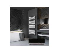Sèche-serviettes électrique ELLIPSIS 1000W Noir satiné 1860x600mm Acier