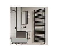 Sèche-serviettes électrique FLECHE 750W Gris Manhattan H132xL50xP3cm Acier