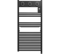 Sèche-serviettes électrique - MARAPI TACTILE ANTHRACITE - 500 W - Inertie fluide - Thermostat électronique - Format compact