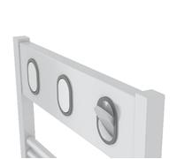 Sèche-serviettes électrique - MARAPI TACTILE BLANC - 750 W - Inertie fluide - Thermostat électronique - Format vertical