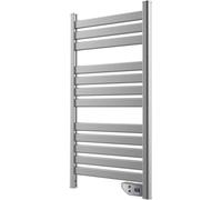 Sèche-Serviettes Électrique Readywarm 9050 Twin Towel Steel. 500 W, Faible Consommation, Écan Led Et Minuterie 2h, Gris Foncé