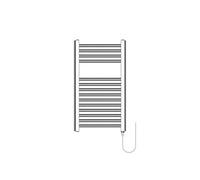 Sèche-serviette Haeger Sèche-serviettes Electrique Single Chrome - 70x40 cm, 150 W, Chrome